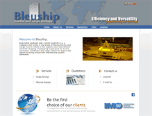 Tablet Screenshot of bleuship.com